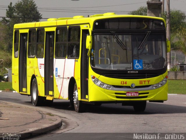 Empresa de Transportes e Turismo Carapicuiba 134 na cidade de Barueri, São Paulo, Brasil, por Nerilton F.  ônibus. Número da foto: #1172075.