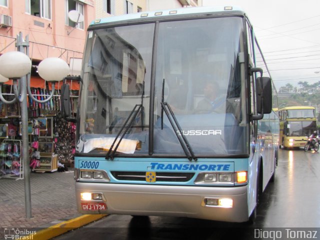 Transnorte - Transporte e Turismo Norte de Minas 50000 na cidade de Aparecida, São Paulo, Brasil, por Diogo Tomaz. ID da foto: 1171903.