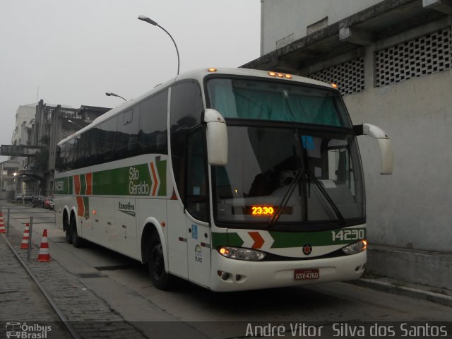 Cia. São Geraldo de Viação 14230 na cidade de Rio de Janeiro, Rio de Janeiro, Brasil, por André Vitor  Silva dos Santos. Número da foto: #1170651.