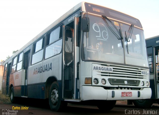 Rápido Araguaia 1693-0 na cidade de Goiânia, Goiás, Brasil, por Carlos Júnior. ID da foto: 1173721.