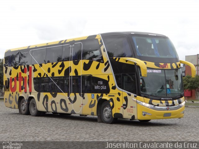 UTIL - União Transporte Interestadual de Luxo 11102 na cidade de Juiz de Fora, Minas Gerais, Brasil, por Josenilton  Cavalcante da Cruz. Número da foto: #1174572.