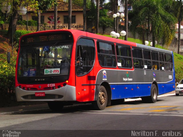 Viação Osasco 0138 na cidade de Santana de Parnaíba, São Paulo, Brasil, por Nerilton F.  ônibus. Número da foto: #1174360.