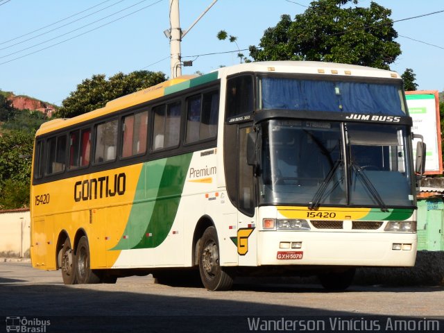 Empresa Gontijo de Transportes 15420 na cidade de Coronel Fabriciano, Minas Gerais, Brasil, por Wanderson Vinícius Amorim. ID da foto: 1173670.