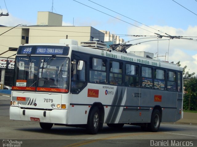 Metra - Sistema Metropolitano de Transporte 7079 na cidade de São Bernardo do Campo, São Paulo, Brasil, por Daniel Marcos Alves . ID da foto: 1173776.