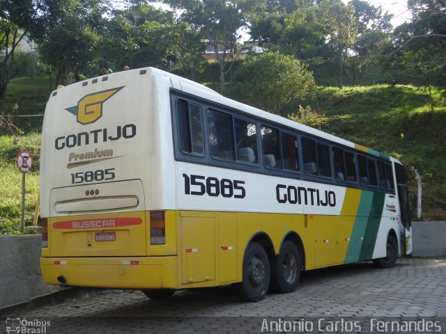 Empresa Gontijo de Transportes 15885 na cidade de Itabira, Minas Gerais, Brasil, por Antonio Carlos Fernandes. ID da foto: 1172638.