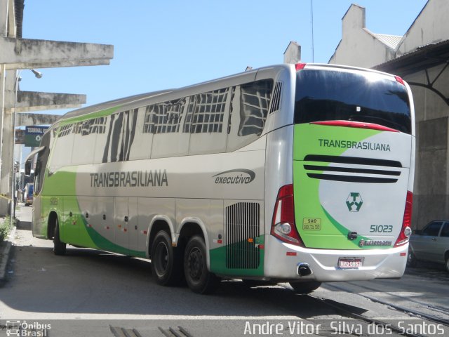 Transbrasiliana Transportes e Turismo 51023 na cidade de Rio de Janeiro, Rio de Janeiro, Brasil, por André Vitor  Silva dos Santos. Número da foto: #1175540.