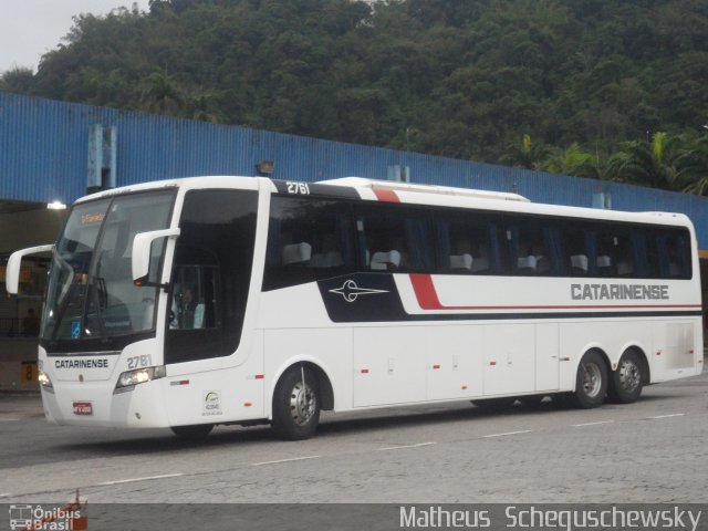 Auto Viação Catarinense 2761 na cidade de Santos, São Paulo, Brasil, por Matheus  Scheguschewsky. ID da foto: 1175333.