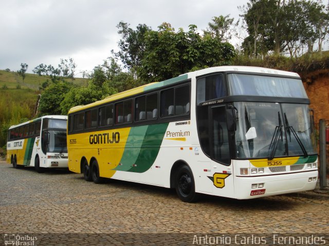 Empresa Gontijo de Transportes 15355 na cidade de João Monlevade, Minas Gerais, Brasil, por Antonio Carlos Fernandes. ID da foto: 1174925.