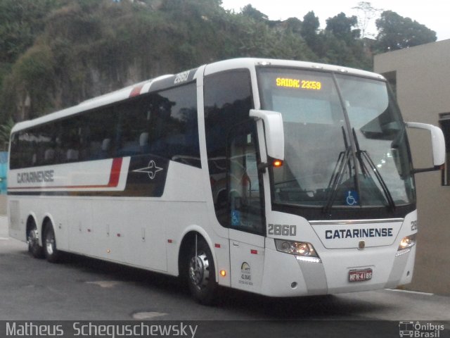 Auto Viação Catarinense 2860 na cidade de Santos, São Paulo, Brasil, por Matheus  Scheguschewsky. Número da foto: #1175328.
