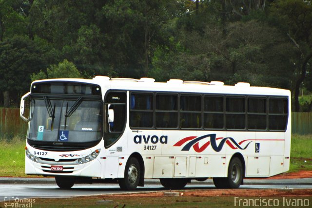 AVOA - Auto Viação Ourinhos Assis 34127 na cidade de Assis, São Paulo, Brasil, por Francisco Ivano. ID da foto: 1176532.