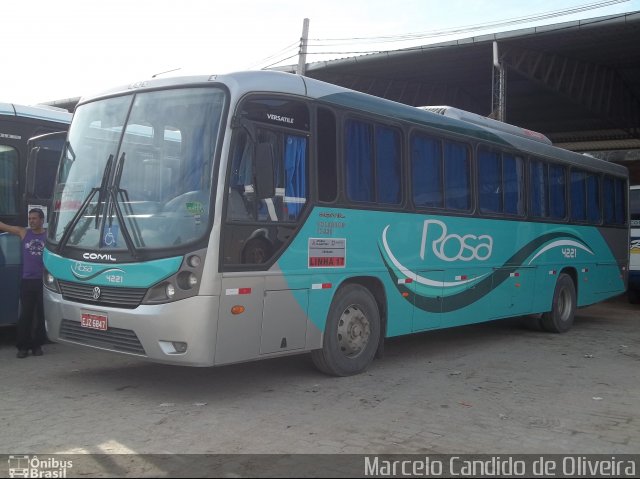 Rosa Turismo 4221 na cidade de Itaboraí, Rio de Janeiro, Brasil, por Marcelo Candido de Oliveira. Número da foto: #1175960.