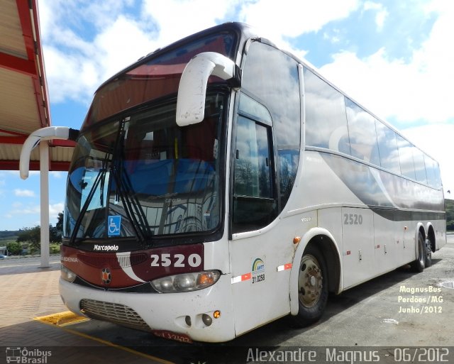 Expresso Gardenia 2520 na cidade de Perdões, Minas Gerais, Brasil, por Alexandre  Magnus. Número da foto: #1174699.