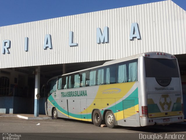 Transbrasiliana Transportes e Turismo 59881 na cidade de Rialma, Goiás, Brasil, por Douglas Andrez. Número da foto: #1174966.