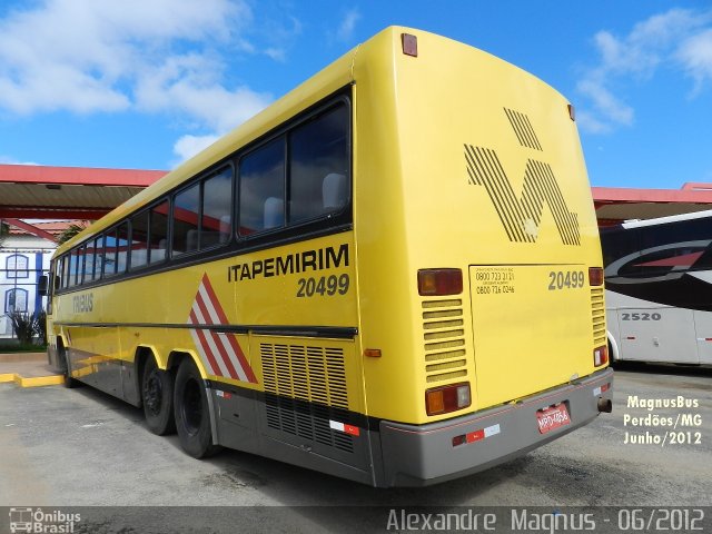 Viação Itapemirim 20499 na cidade de Perdões, Minas Gerais, Brasil, por Alexandre  Magnus. Número da foto: #1174697.