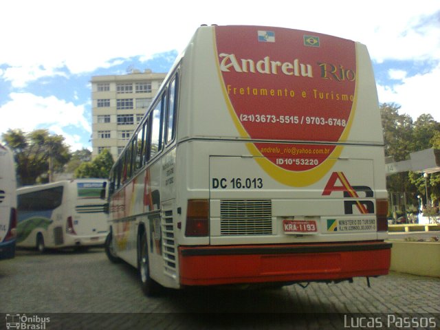 Andrelu Rio Transporte e Turismo DC 16.013 na cidade de Petrópolis, Rio de Janeiro, Brasil, por Lucas Passos. Número da foto: #1178913.