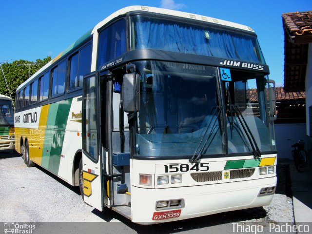 Empresa Gontijo de Transportes 15845 na cidade de Januária, Minas Gerais, Brasil, por Thiago  Pacheco. ID da foto: 1177924.