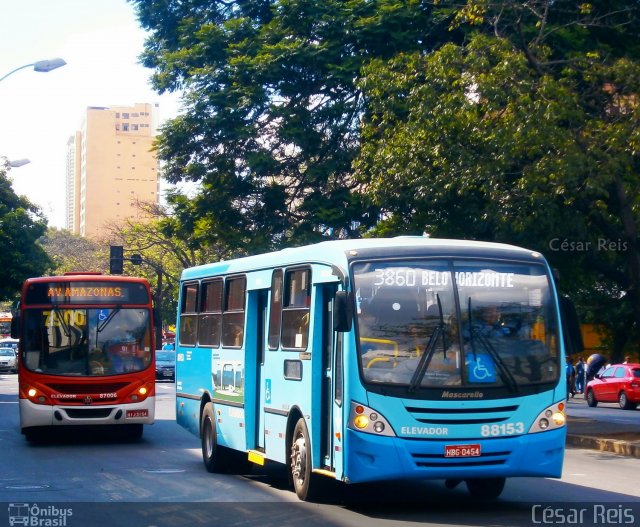 Viação Novo Retiro 88153 na cidade de Belo Horizonte, Minas Gerais, Brasil, por César Ônibus. Número da foto: #1178221.