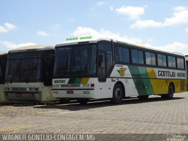 Empresa Gontijo de Transportes 10090 na cidade de Contagem, Minas Gerais, Brasil, por Wagner Gontijo Várzea da Palma-mg. ID da foto: 1178868.