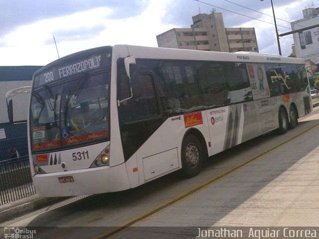 Metra - Sistema Metropolitano de Transporte 5311 na cidade de São Bernardo do Campo, São Paulo, Brasil, por Jonathan  Aguiar Correa. Número da foto: #1177592.