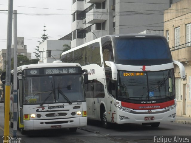 Expresso Embaixador 426 na cidade de Pelotas, Rio Grande do Sul, Brasil, por Felipe Alves. ID da foto: 1180158.