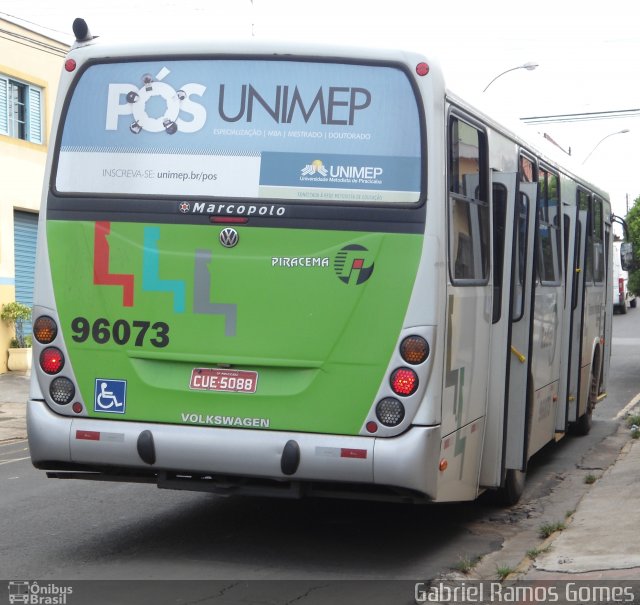 Viação Piracema de Transportes 96073 na cidade de Piracicaba, São Paulo, Brasil, por Gabriel Ramos Gomes. Número da foto: #1180492.