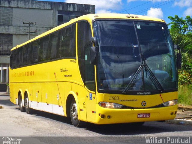 Viação Itapemirim 5503 na cidade de Recife, Pernambuco, Brasil, por Willian Pontual. Número da foto: #1180953.