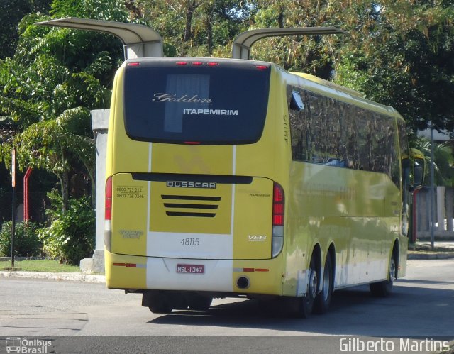 Viação Itapemirim 48115 na cidade de Vitória, Espírito Santo, Brasil, por Gilberto Martins. Número da foto: #1181229.