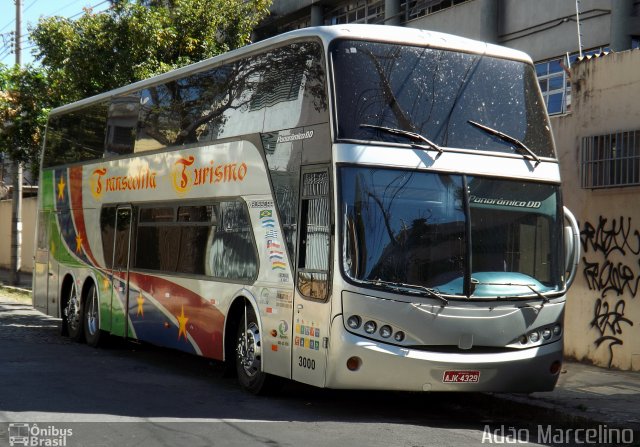 Transcolita Turismo 3000 na cidade de Belo Horizonte, Minas Gerais, Brasil, por Adão Raimundo Marcelino. ID da foto: 1181015.