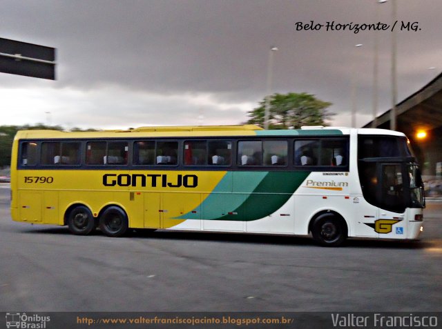 Empresa Gontijo de Transportes 15790 na cidade de Belo Horizonte, Minas Gerais, Brasil, por Valter Francisco. ID da foto: 1179491.