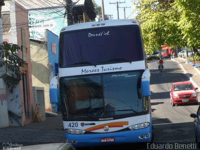 Moraes Turismo 420 na cidade de Cuiabá, Mato Grosso, Brasil, por Eduardo Benetti . ID da foto: 1179310.