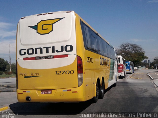 Empresa Gontijo de Transportes 12700 na cidade de São José dos Campos, São Paulo, Brasil, por João Paulo  dos Santos Pinheiro. ID da foto: 1180456.