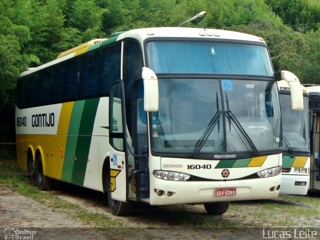 Empresa Gontijo de Transportes 16040 na cidade de Belo Horizonte, Minas Gerais, Brasil, por Lucas Leite. ID da foto: 1182759.