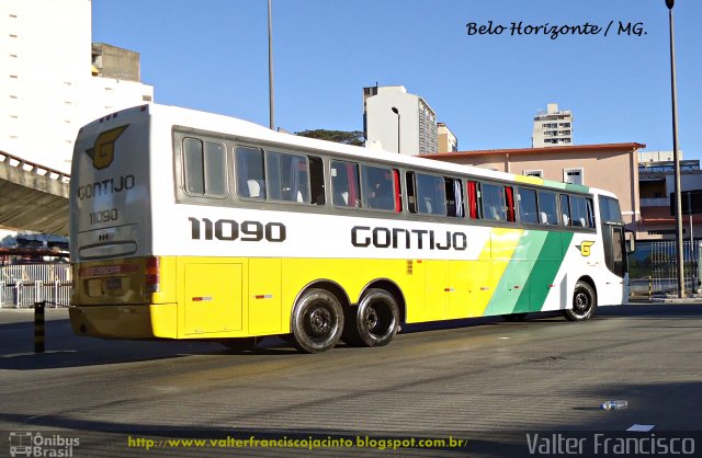 Empresa Gontijo de Transportes 11090 na cidade de Belo Horizonte, Minas Gerais, Brasil, por Valter Francisco. Número da foto: #1182456.