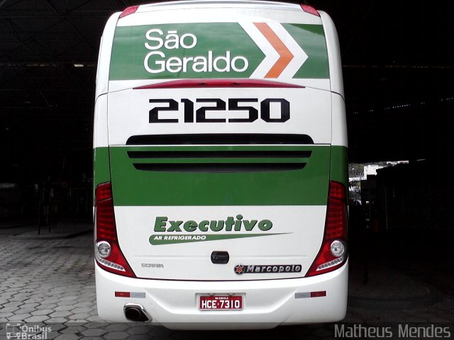 Cia. São Geraldo de Viação 21250 na cidade de Vitória, Espírito Santo, Brasil, por Matheus Mendes. Número da foto: #1182511.