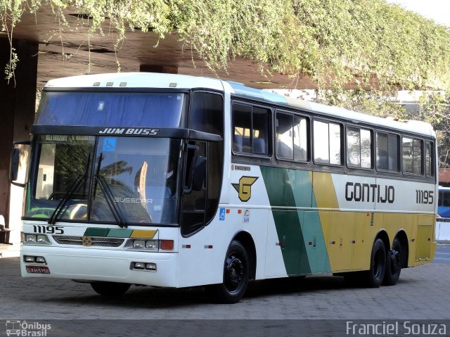 Empresa Gontijo de Transportes 11195 na cidade de Belo Horizonte, Minas Gerais, Brasil, por Franciel Souza. ID da foto: 1184174.