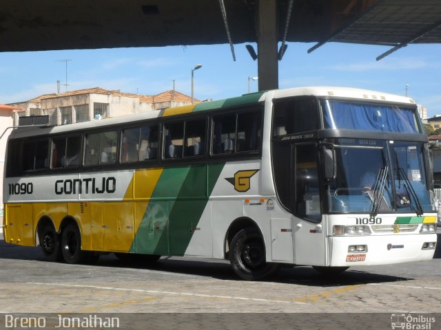 Empresa Gontijo de Transportes 11090 na cidade de Belo Horizonte, Minas Gerais, Brasil, por Breno  Jonathan. Número da foto: #1184924.
