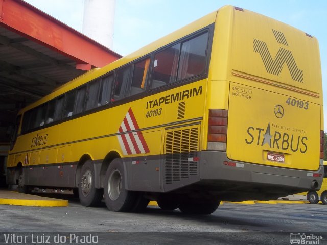 Viação Itapemirim 40193 na cidade de Queluz, São Paulo, Brasil, por Vitor Luiz do Prado. ID da foto: 1185298.