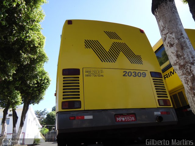 Viação Itapemirim 20309 na cidade de Cariacica, Espírito Santo, Brasil, por Gilberto Martins. Número da foto: #1185500.