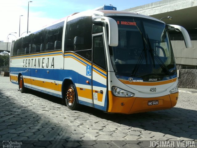 Viação Sertaneja 450 na cidade de Belo Horizonte, Minas Gerais, Brasil, por Josimar Vieira. ID da foto: 1186915.