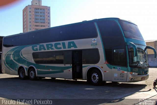 Viação Garcia 6039 na cidade de São José dos Campos, São Paulo, Brasil, por Paulo Rafael Peixoto. Número da foto: #1186316.