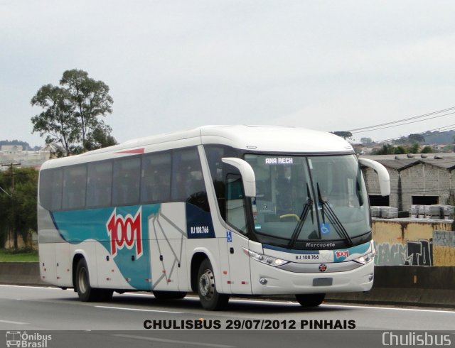 Auto Viação 1001 RJ 108.766 na cidade de Pinhais, Paraná, Brasil, por Paulo Roberto Chulis. Número da foto: #1187934.