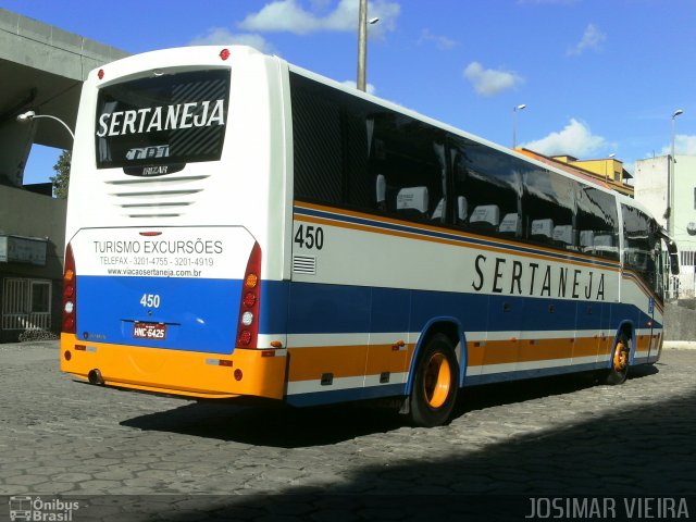 Viação Sertaneja 450 na cidade de Belo Horizonte, Minas Gerais, Brasil, por Josimar Vieira. ID da foto: 1189034.