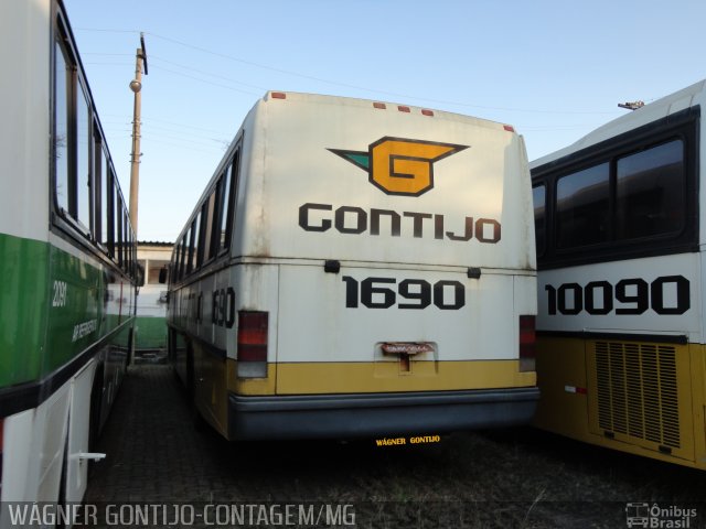 Empresa Gontijo de Transportes 1690 na cidade de Contagem, Minas Gerais, Brasil, por Wagner Gontijo Várzea da Palma-mg. Número da foto: #1189356.