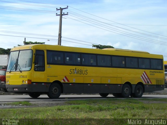 Viação Itapemirim 42033 na cidade de Jaboatão dos Guararapes, Pernambuco, Brasil, por Mário  Augusto. ID da foto: 1190824.