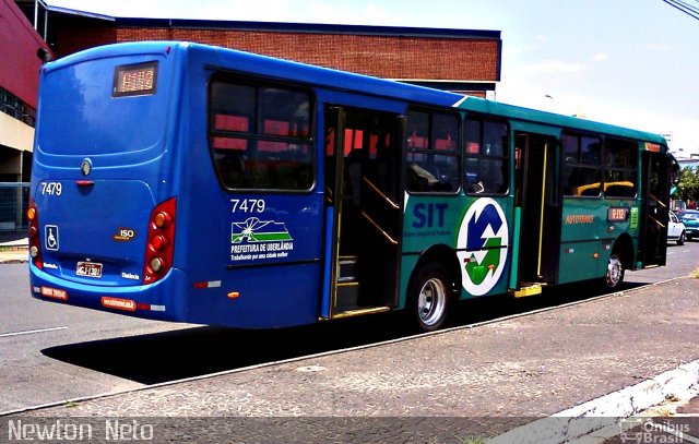 Autotrans Transportes Urbanos e Rodoviários 7479 na cidade de Uberlândia, Minas Gerais, Brasil, por Newton Vitorino Neto. ID da foto: 1189384.