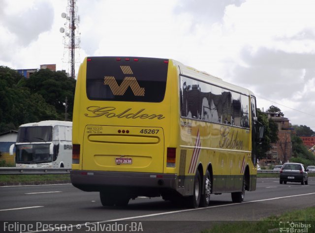 Viação Itapemirim 45267 na cidade de Salvador, Bahia, Brasil, por Felipe Pessoa de Albuquerque. Número da foto: #1190106.