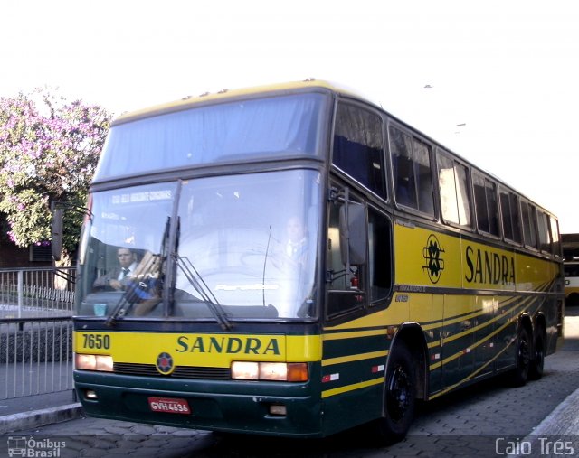 Viação Sandra 7650 na cidade de Belo Horizonte, Minas Gerais, Brasil, por Caio Trés. ID da foto: 1189879.