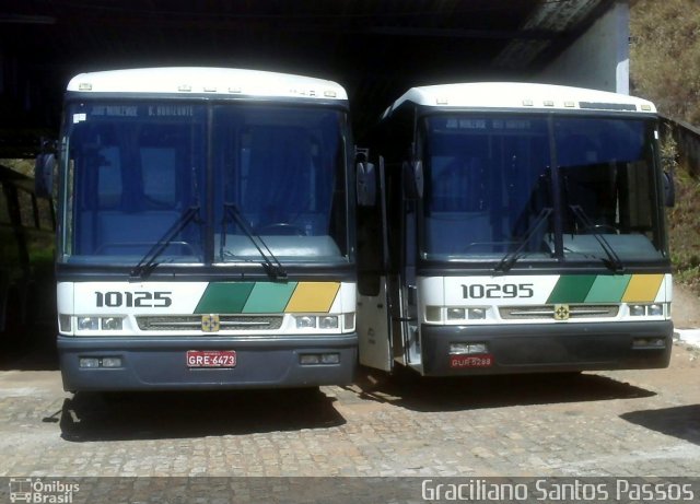 Empresa Gontijo de Transportes 10125 na cidade de João Monlevade, Minas Gerais, Brasil, por Graciliano Santos Passos. ID da foto: 1188629.