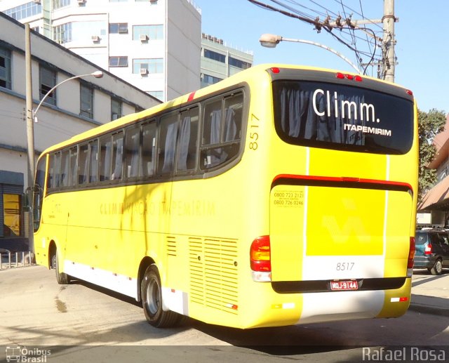 Viação Itapemirim 8517 na cidade de Rio de Janeiro, Rio de Janeiro, Brasil, por Rafael Rosa. Número da foto: #1190170.