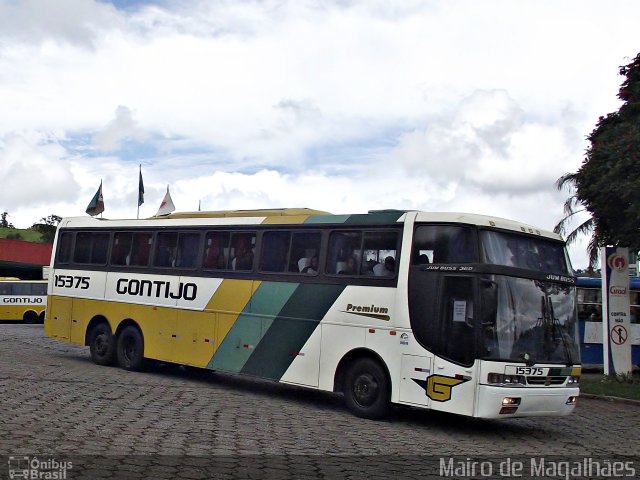 Empresa Gontijo de Transportes 15375 na cidade de João Monlevade, Minas Gerais, Brasil, por Mairo de Magalhães. ID da foto: 1133461.